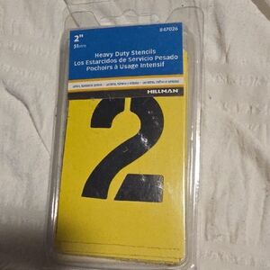 Heavy Duty Stencils - Black and Yellow